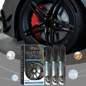 Homonth 10mlx3 Black Car Wheel Scratch Repair Pen Tire Scratch Remover Wheel Hub Scratch Repair Anti Rust Auto Paint Repair Pen