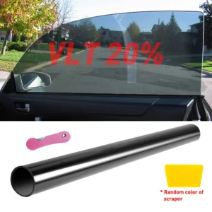 1Pcs 3M Uncut Roll Window Tint Film Black 70% 5% 20% VLT Fit For Car Front Rear Windshields Windows Sunroof 1% 25% Transmittance