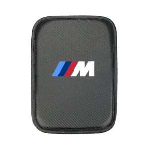 1PCS For BMW M Power Performance M3 M5 X1 X3 X5 X6 E46 E39 E36 E60 E90 Interior Universal Size Car Armrest Pad Covers car stylng