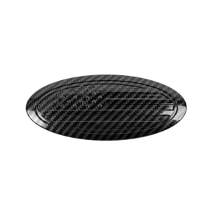 For Ford Bronco/Bronco Sport 2021-2023 5 Inch Overlay Rear Tailgate Oval US Flag Emblem Trim (ABS Carbon