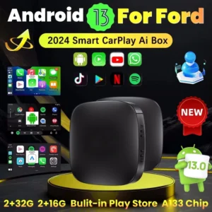 Android 13 Car AI Box Wireless Carplay Adapter Android Auto For Netflix Youtube For Ford F150 Explorer BRONCO Maverick Mustang