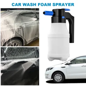 1.5L Electric Foam Sprayer 2300mAh Battery Endurance Car Wash Foam USB Rechargeable Lance Watering Can for Car Washing Gardening
